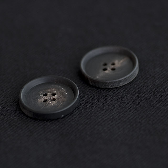 スーツ用ボタンセット 本水牛(ホーン)ボタン 15mm＆20mm <本水牛