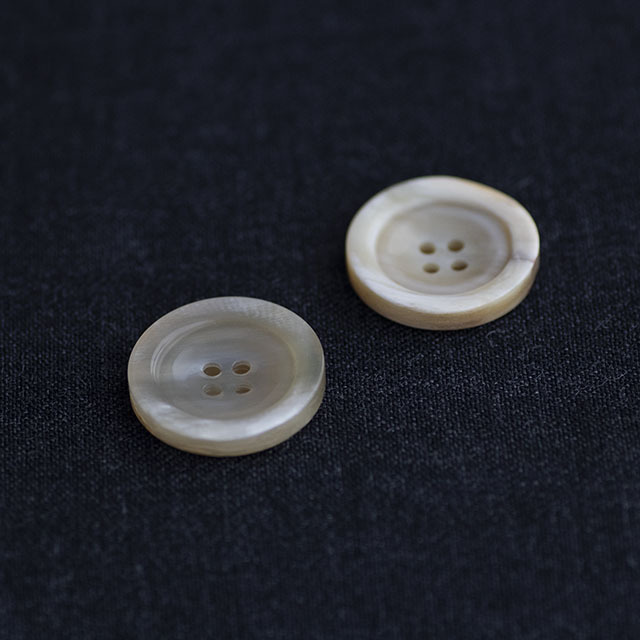 スーツ用ボタンセット 本水牛ボタン 15mm＆20mm | タカシマボタン