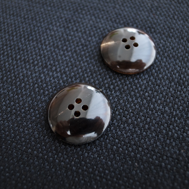 本水牛(ホーン)ボタン 19mm | 貝ボタン□タカシマ□