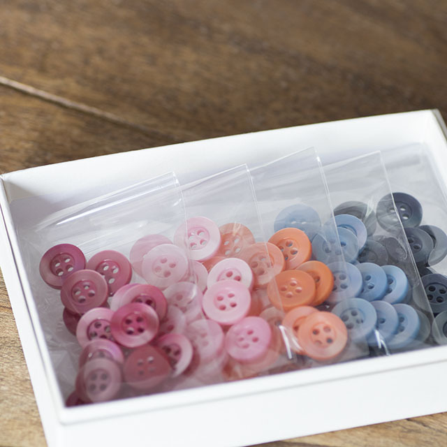 XLサイズ確認用　三つボタンタイプ 名入れボタン（ネーム入れボタン）セット】ES105 11.5mm