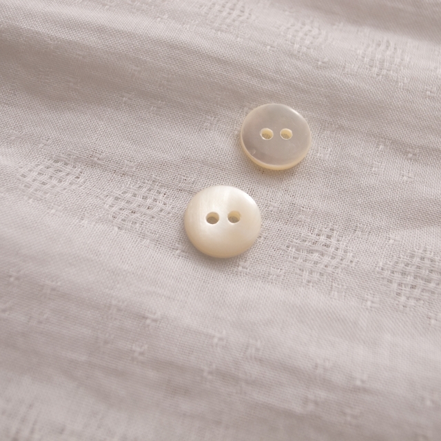 【丸型(定番)】高瀬貝 貝ボタン#00150 2穴11.5mm