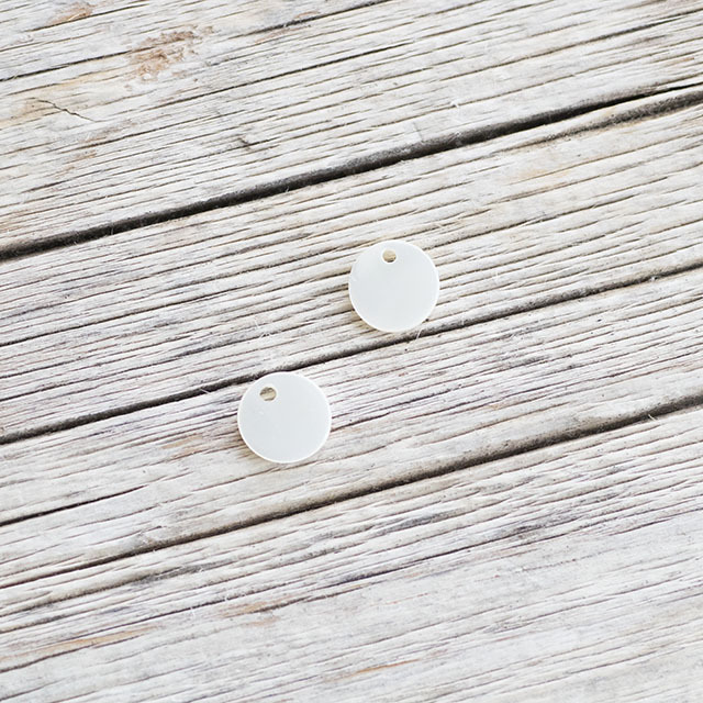 トップホール 高瀬貝8mm 貝ボタン タカシマ