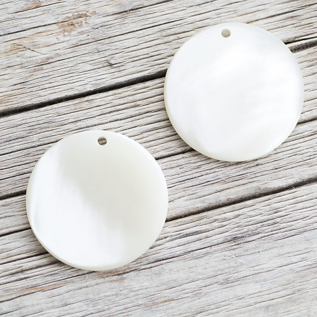 トップホール 黒蝶貝25mm | 貝ボタン□タカシマ□