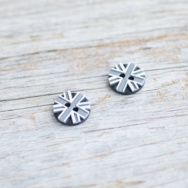 ユニオンジャック国旗ボタン