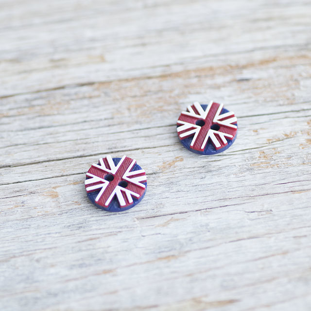 イギリス国旗ボタン