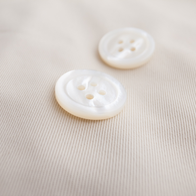 【冬バーゲン★】 ジャケット用ボタン 白蝶貝20mm | 貝ボタン□タカシマ□ ジャケット・アウター