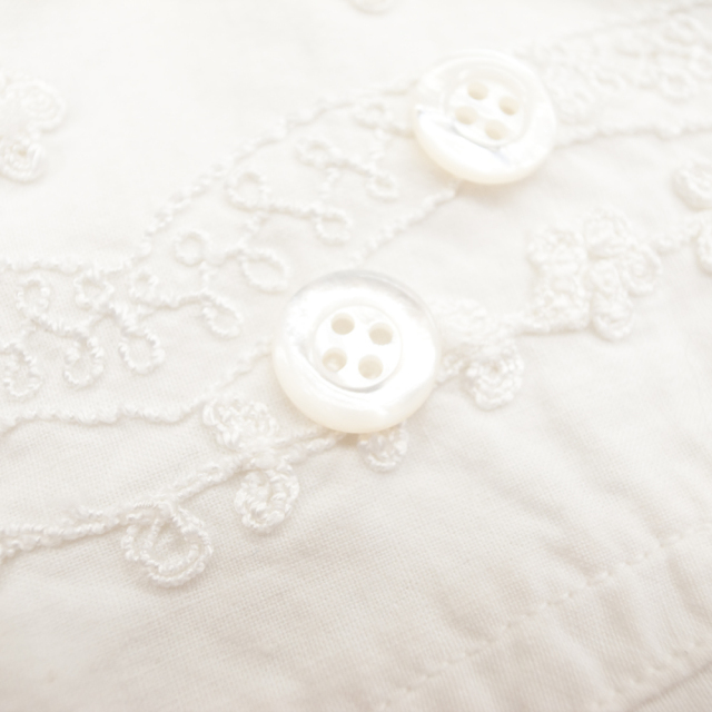 【丸型(シンプルデザイン)】白蝶貝ボタン#bt129  4穴11.5mm