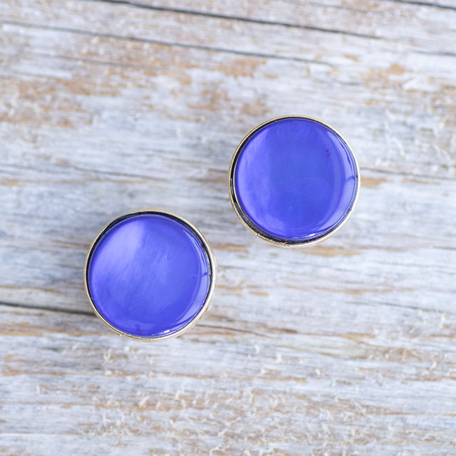 極美品*パラスパレス*2018 チェック柄 貝ボタン*コットンリネン