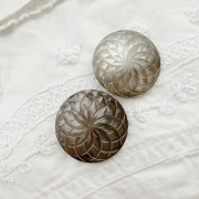 黒蝶ビンテージボタン