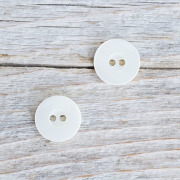 【丸型(シンプルデザイン)】高瀬貝 貝ボタン#bt060 2穴11.5mm
