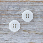 【名入れボタン（ネーム入れボタン）セット】ES200 11.5mm C/#01白　合計100個セット