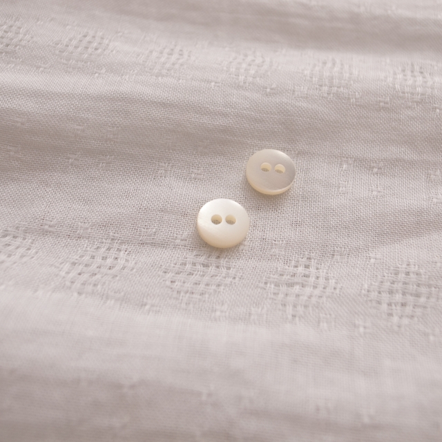 【丸型(定番)】高瀬貝 貝ボタン#00150 2穴8mm