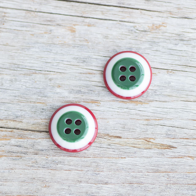 イタリア国旗ボタン