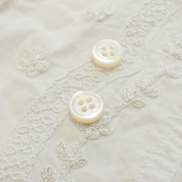 白蝶貝 貝ボタン#00017 4穴11.5mm 3mm厚