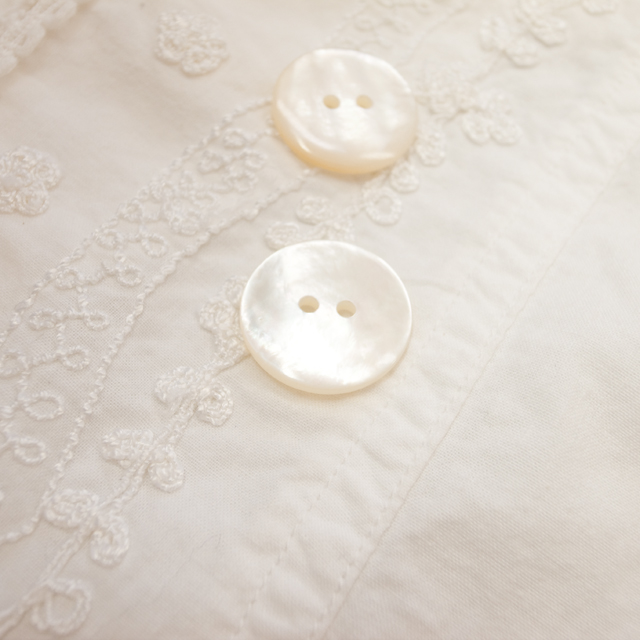 【丸型(定番)】白蝶貝 貝ボタン#00150 2穴 20mm