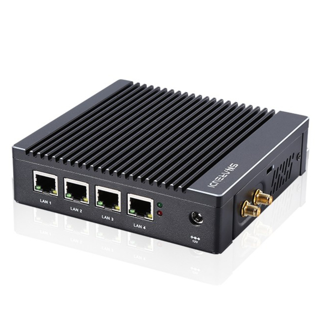 Skynew ミニPC 小型PC ファンレス 業務用PC 2.5Gbps対応LAN×4 Wi-Fi