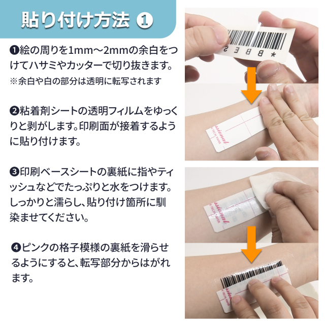 貼り付け方法