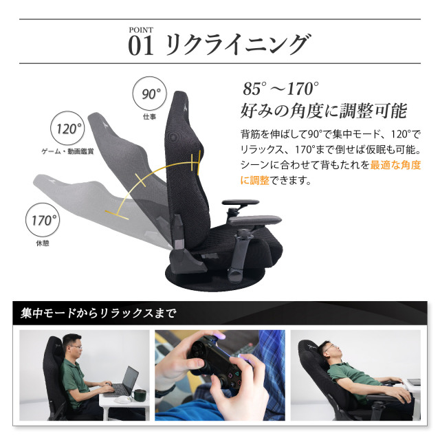 2025年新仕様】E-WINゲーミングチェア ブラック 黒 座椅子 こたつ Z9