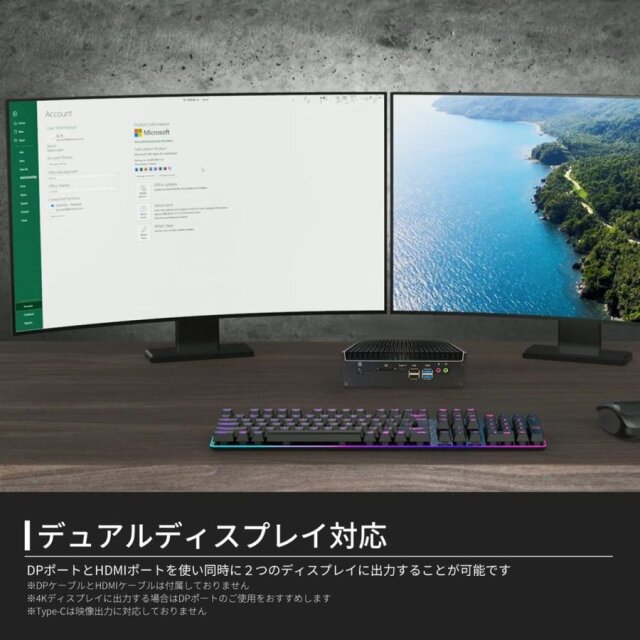Skynew ファンレス ミニパソコン 小型PC 無音 i3-10110U/16GB/512GB