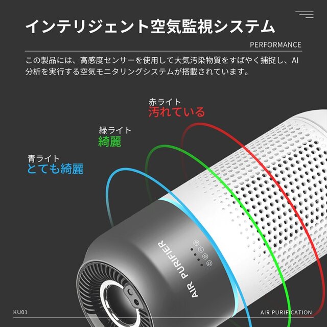 空気清浄機 小型 車載用 静音 株式会社真善美