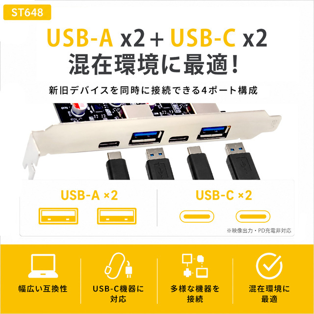 Skynew ST648 USB拡張カード 商品画像