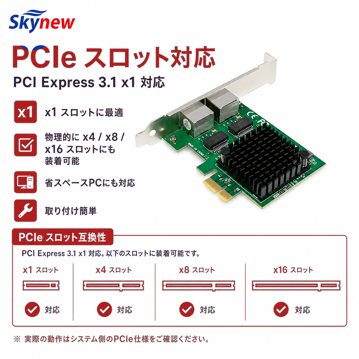 Skynew ST7470 有線LANカード 商品画像