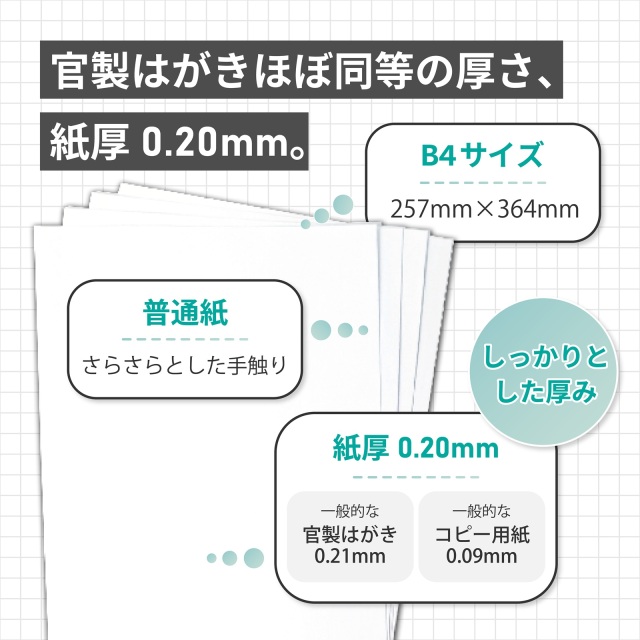 BBEST】普通紙 B4 100枚/500枚