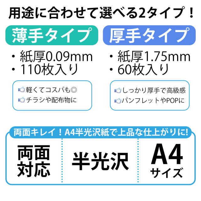 BBEST】レーザープリンタ用 厚手 A4 60枚