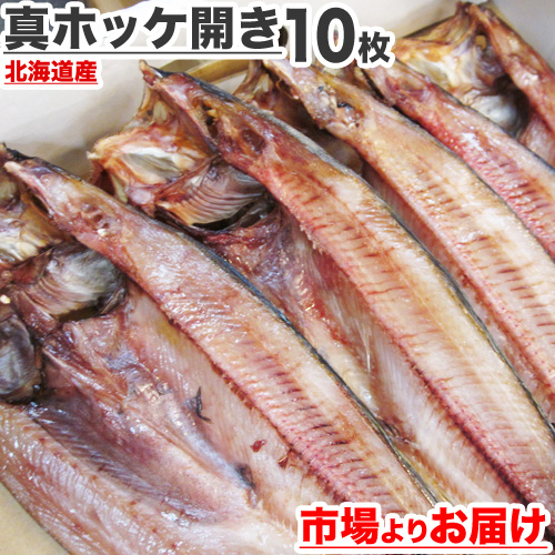 知床 羅臼産 真ホッケ開き 10枚