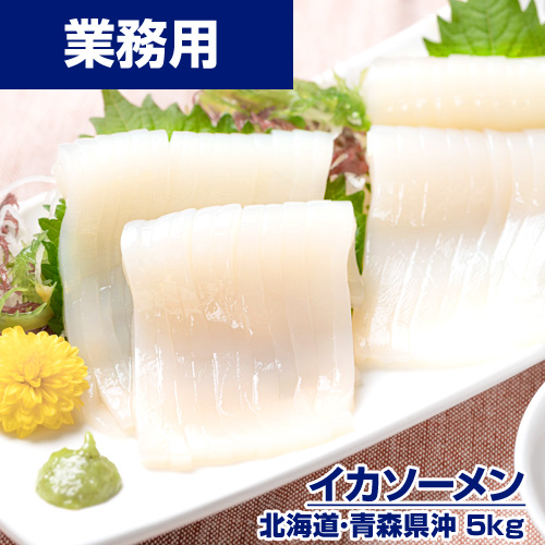 【業務用】イカソーメン IQF 5kg  (500g×10入) ｜500g￥1,980