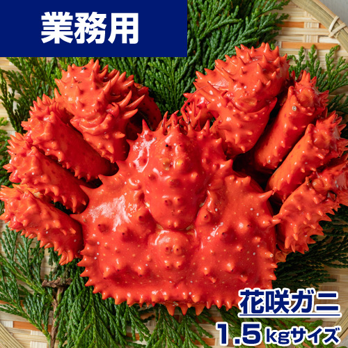 【業務用】北海道産 花咲ガニ 1.5kg前後