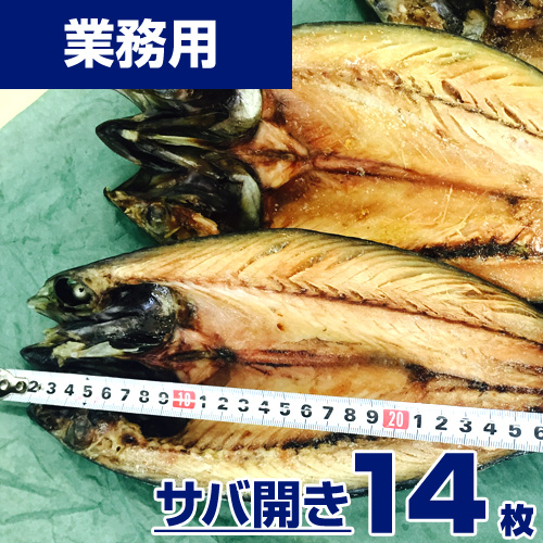 【業務用】サバ開き 14枚 ｜1枚￥699