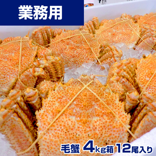 【業務用】北海道産 毛ガニ 4kg12尾 | 尾￥1,650