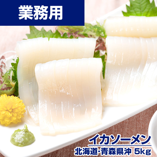 【業務用】イカソーメン IQF 5kg  (500g×10入) ｜500g￥1,850