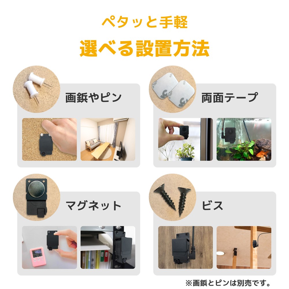 ブロードウォッチ Peta Came（ペタカメ）貼るだけ超小型防犯