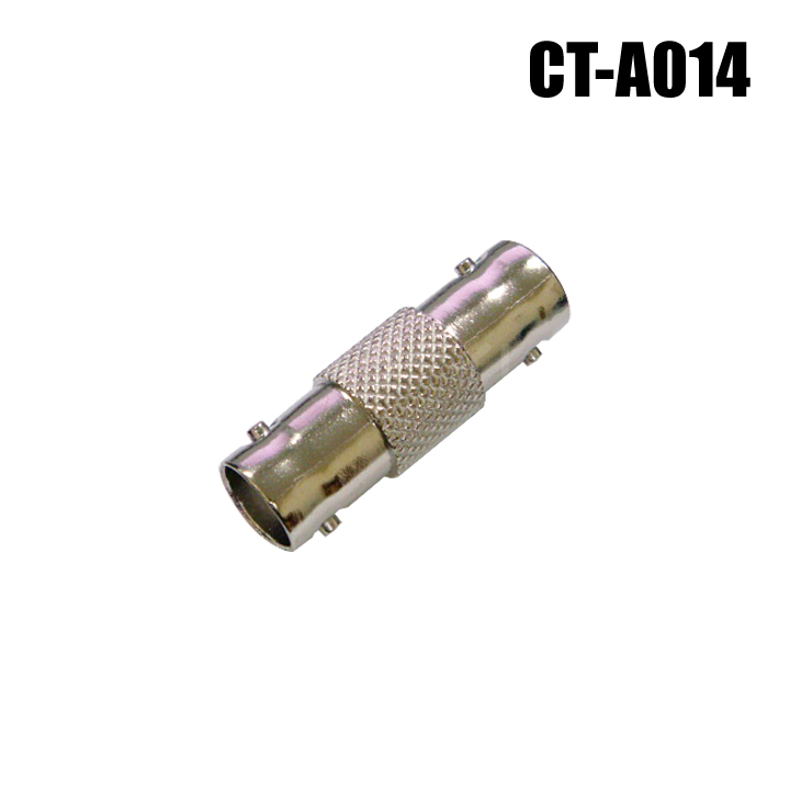 【メール便可】【CT-A014】防犯カメラケーブル　BNC端子用　中継コネクター（BNC-JJ　75オーム）
