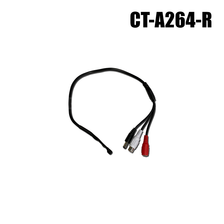 【レターパックプラス可】【CT-A264-R】 防犯カメラ・監視カメラ 集音マイク