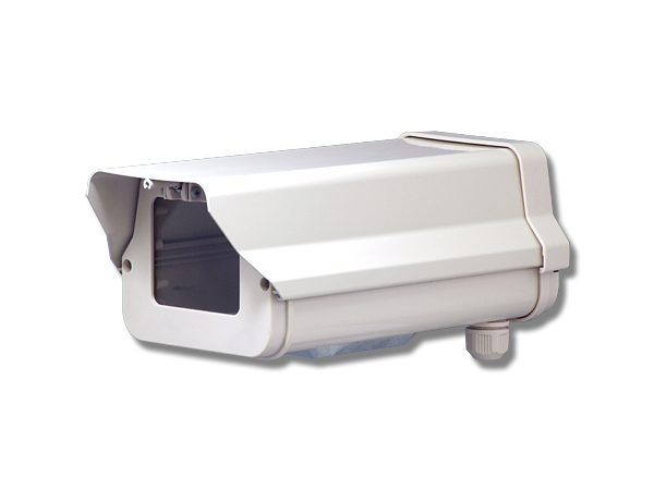 【CT-B002】屋外用カメラハウジング（アイボリー・ショート）