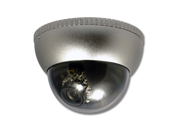 【CT-C046】屋外用防滴・防破壊ドーム型41万画素赤外線防犯カメラ（f=4.3mm）