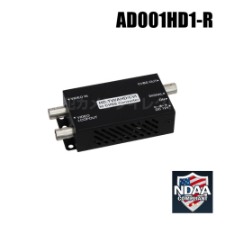 【AD001HD1-R】AHD/HD-TVI/HD-CVI信号変換器（AHD/TVI/CVI入力 → CVBS出力） UTC対応ループ出力装備 コンポジット信号へ変換