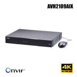 H.265 PoE・プラグアンドプレイ 4K対応 8chデジタルネットワークレコーダー （HDD1～20TB選択）【AVH2109AIX】