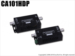 【CA101HDP】同軸ワンケーブル電源重畳ユニット（AHD/TVI/CVI/CVBS）
