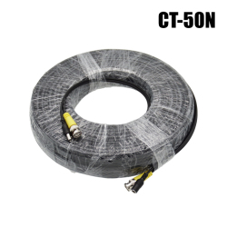 防犯カメラ ケーブル 4K対応 電源・映像ワンケーブル配線 3C-2B 二重シールド 【CT-50N  BNC/50m】