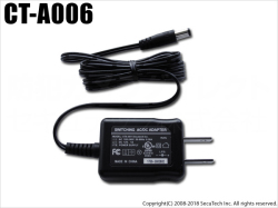 【CT-A006】スイッチング安定化電源アダプター（DC12V/1A） RoHS2対応品