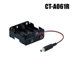 【レターパックプラス可】【CT-A061R】乾電池式バッテリーケース（別売単三アルカリ電池×8本用 DC12V出力）