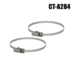 【CT-A284】ステンレスポールバンド（2本セット）ポール適合 直径65～250mm