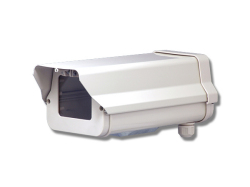 【CT-B002】屋外用カメラハウジング（アイボリー・ショート）