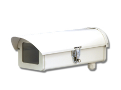 【CT-B004】屋外用カメラハウジング（アイボリー・横開き式）