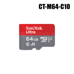 【メール便可】【CT-M64-C10】SanDisk microSDXCカード 64GB Class10