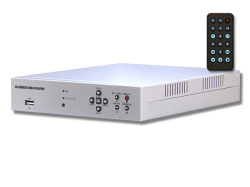 【CT-R046-PRO】4台カメラ同時録再コンパクトデジタルレコーダー（VGA端子：250GBHD内蔵）